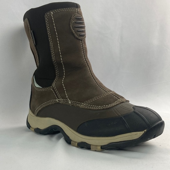 L.L. Bean brown soft leather boots 7 - Picture 1 of 4